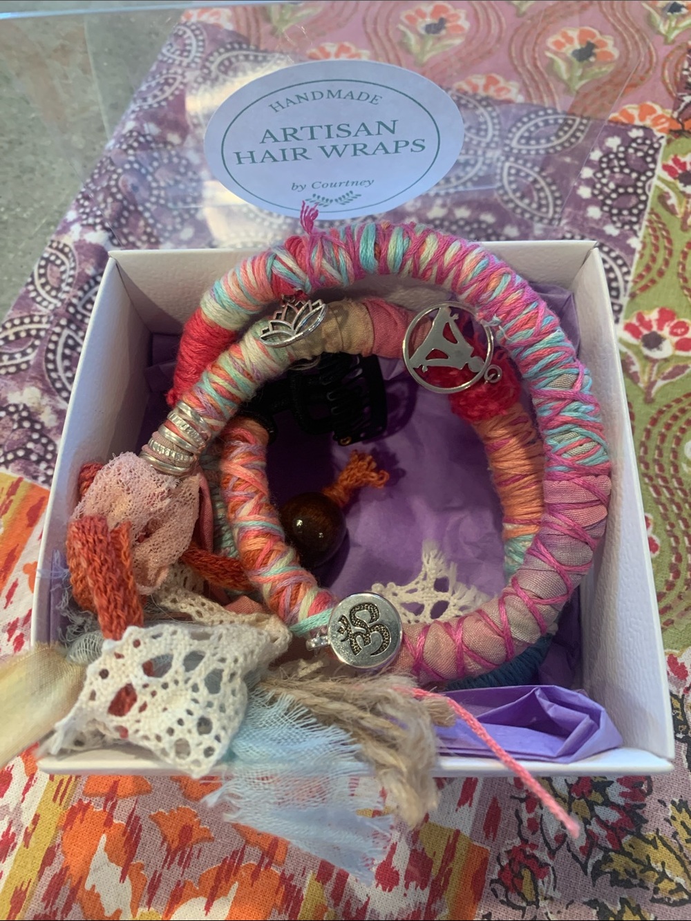 Handmade Artisan Hair Wraps